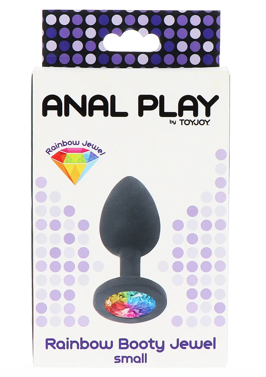 ToyJoy -Анальна пробка М Rainbow Booty Jewel