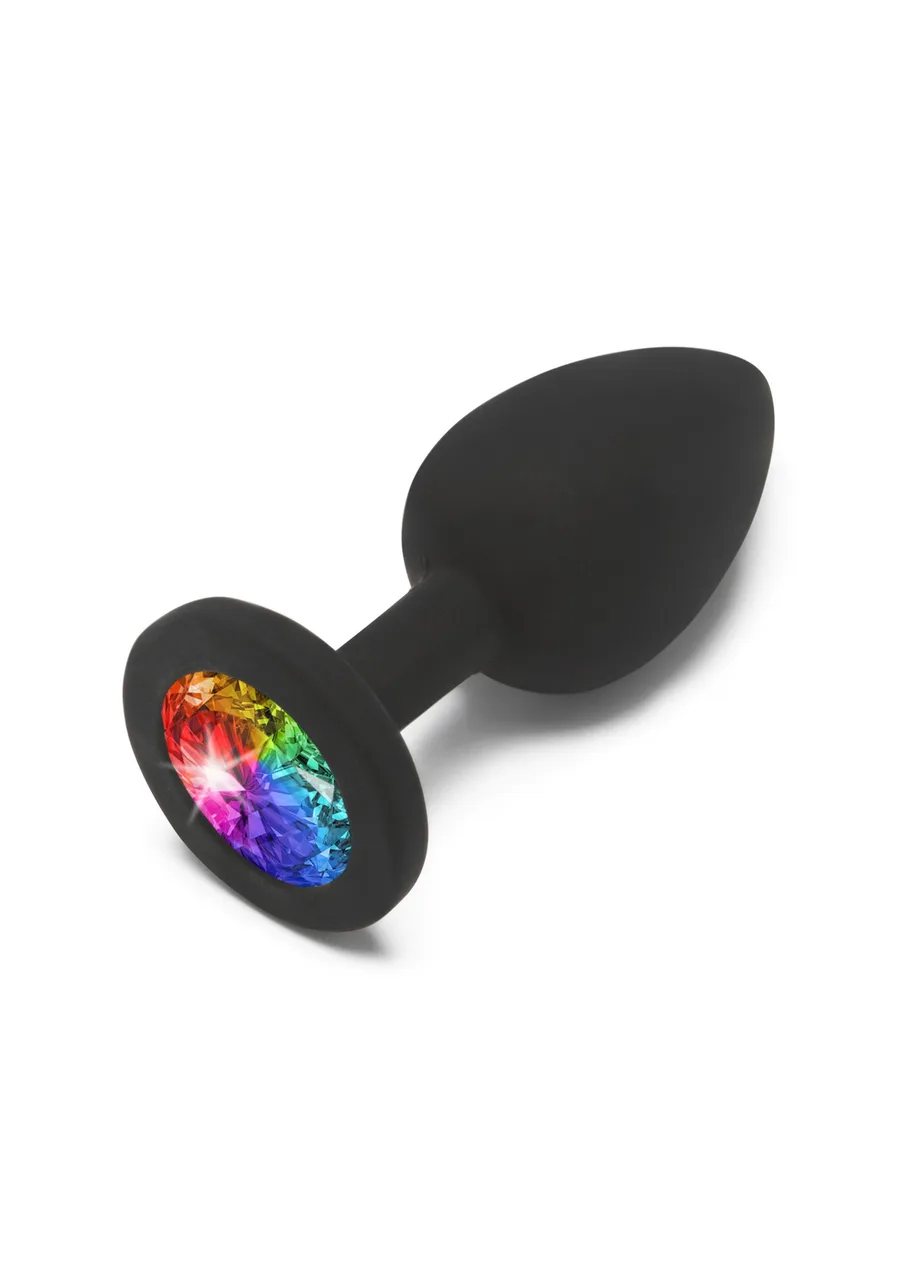ToyJoy -Анальна пробка М Rainbow Booty Jewel