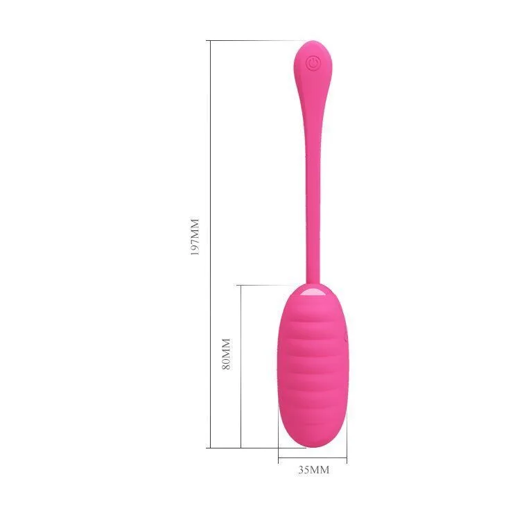 Віброяйце серії Pretty Love Kirk BI-014654-1(рожевий)