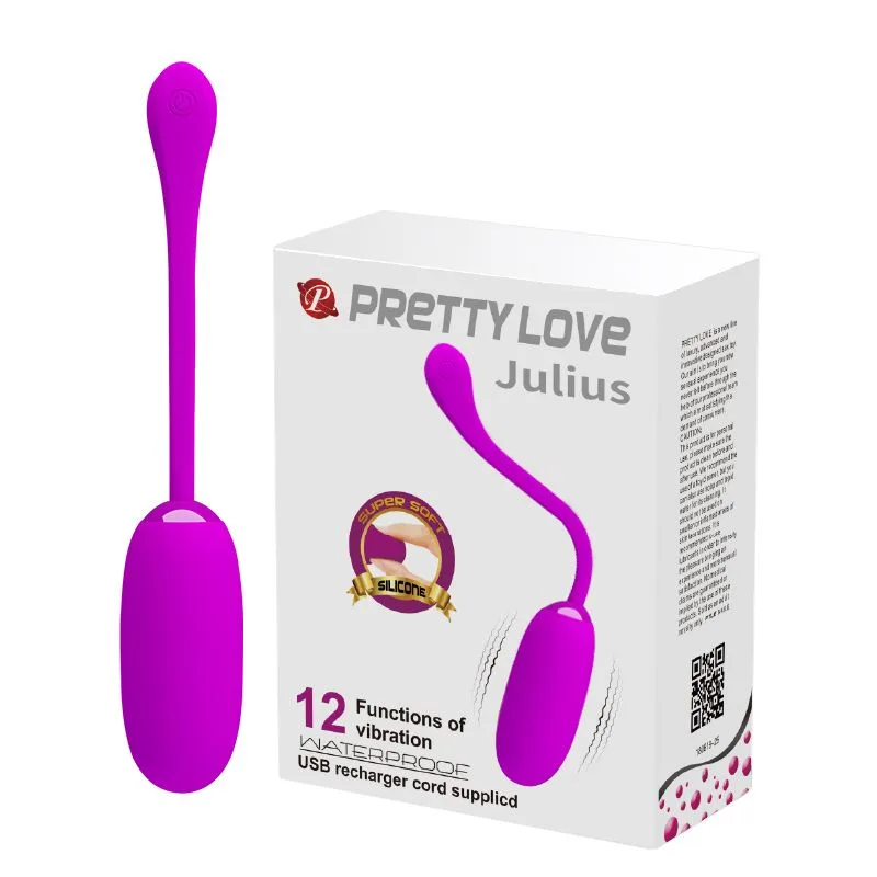 Перезаряджуване віброяйце Pretty Love Julius BI-014653-1 (фіолетовий)