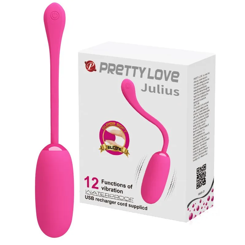 Перезаряджуване віброяйце Pretty Love Julius BI-014653-1 (рожевий)