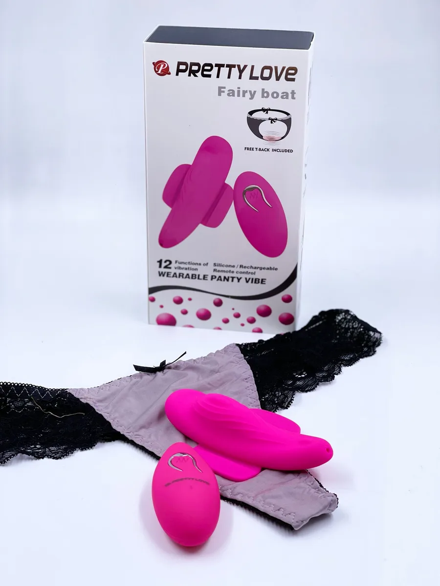 Вібростимулятор в трусики Pretty Love Fairy boat II BI-014415W-2