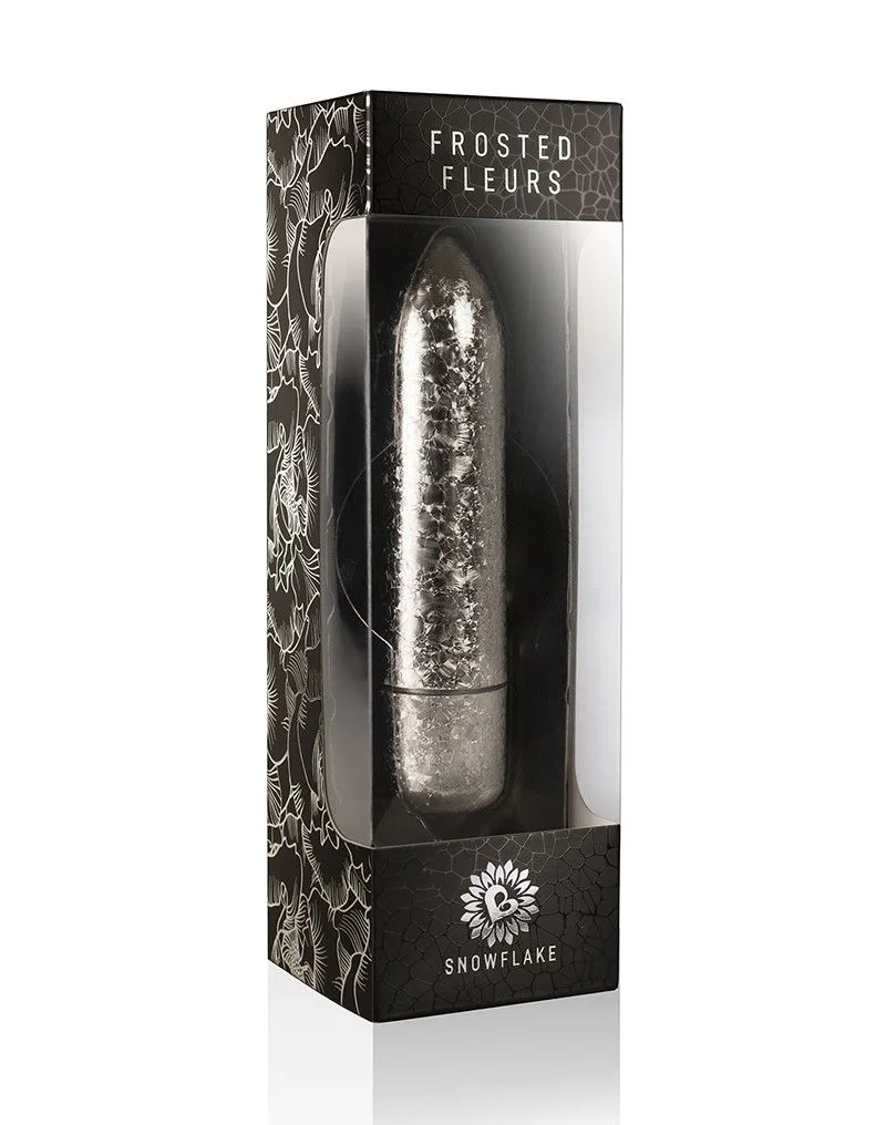 Віброкуля Rocks-off RO-120mm Frosted Fleur-Snowflake