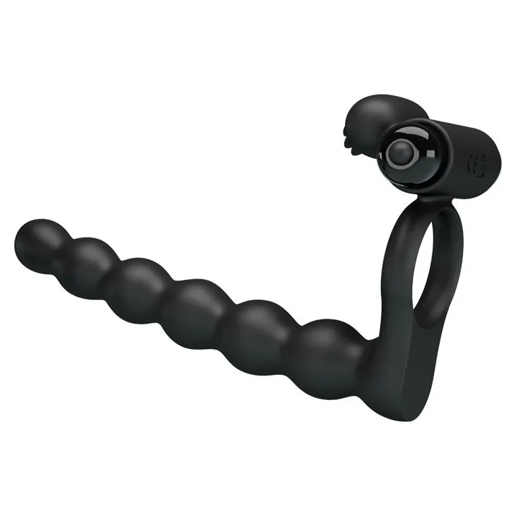 Насадка для анального сексу з вібрацією PRETTY LOVE - Hercules Penis Sheath III, BI-210218 Закінчується
