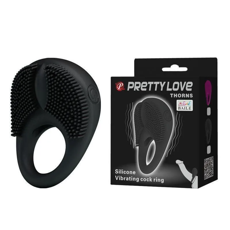 Ерекційне віброкільце Pretty Love Thorns BI-210141
