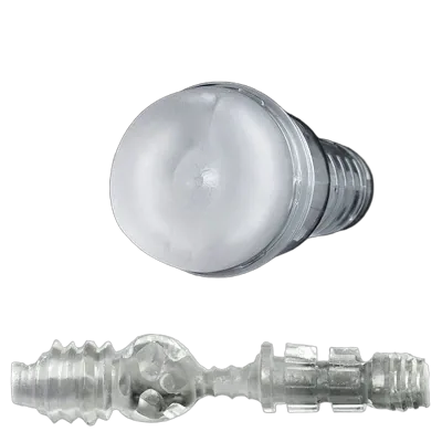 Мастурбатор попа Fleshlight Ice Butt Crystal полупрозорий корпус