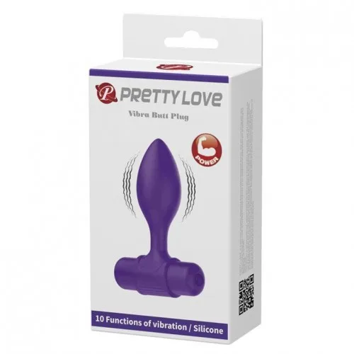 Анальна пробка з вібро Pretty Love Vibra Butt Plug BI-040077