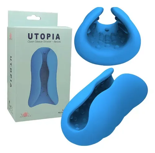 Мастурбатор Aphrodisia "Utopia Beads" голубой