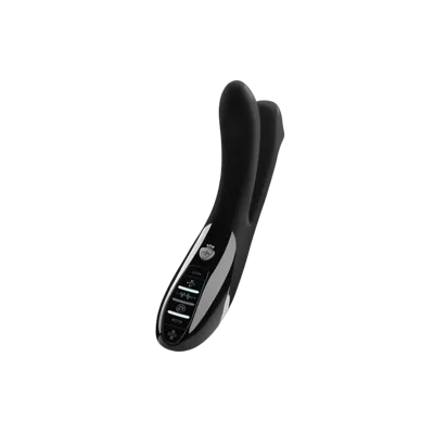Вібратор подвійний з електростимуляцією Mystim Tingling Aparte eStim Black, міостимулятор