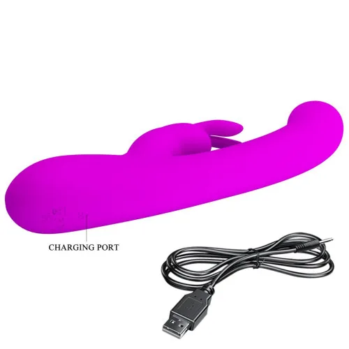 Вибратор-кролик с дисплеем Lamar Pretty Love Baile BW-500004-LED