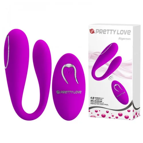 Вибратор для двоих PRETTY LOVE ALGERNON, BI-014582W
