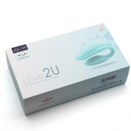 Вібратор для пар Luxeluv Love 2U з пультом керування