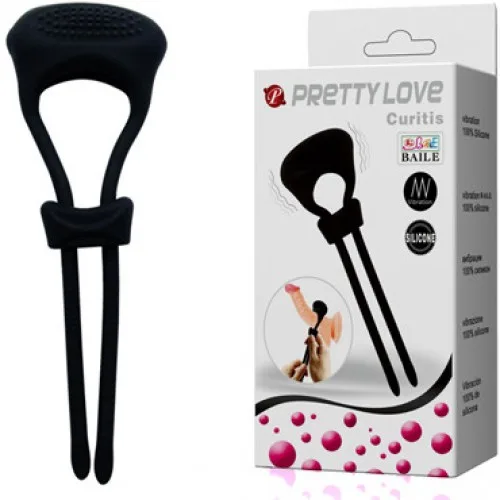 Эрекционное вибро кольцо Pretty Love Curitis BI-210138