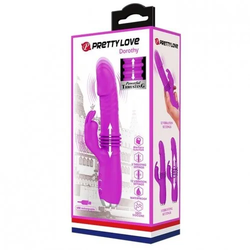 Вибратор с поступательными движениями Pretty Love DOROTHY BI-014713