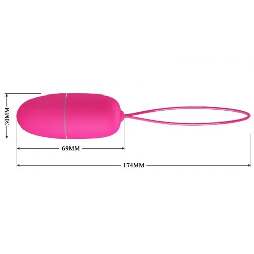 Віброяйце Pretty Love Selkie BI-014865W-1