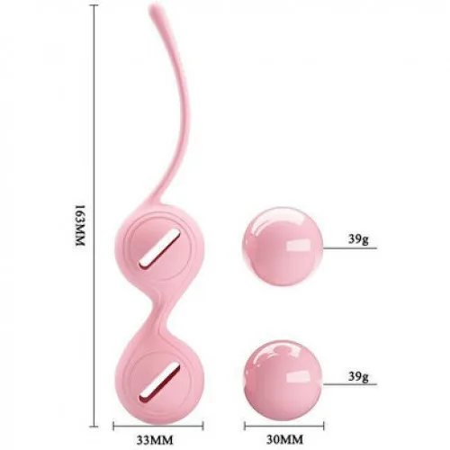 Вагинальные шарики PrettyLove Kegel Tighten Up I роз. ВІ-014490-1