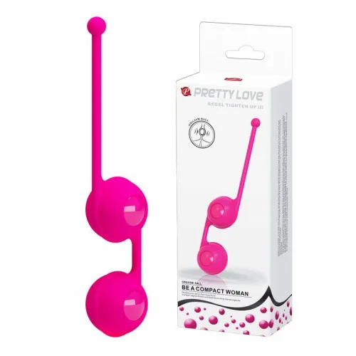 Вагінальні кульки Pretty love Kegel Tighten up III (рожевий) BI-014493