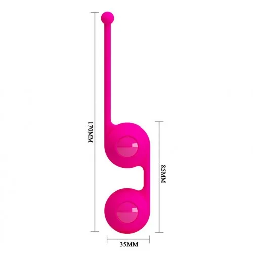 Вагінальні кульки Pretty love Kegel Tighten up III (рожевий) BI-014493