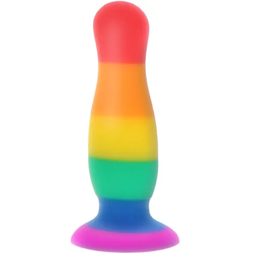 Анальная пробка Pride Happy Stuffer, радужная