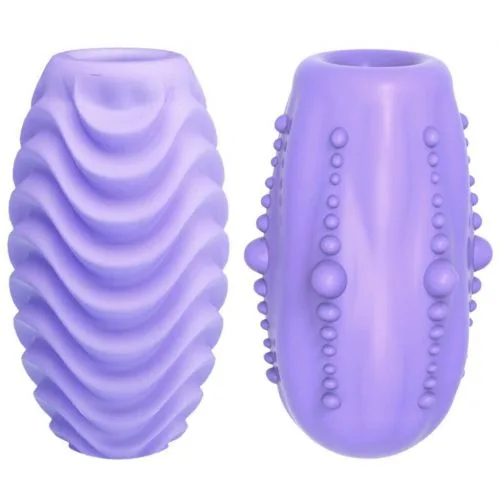 Яйцо мастурбатор фиолетовое Pretty Love Romantic Double-Sided EGG