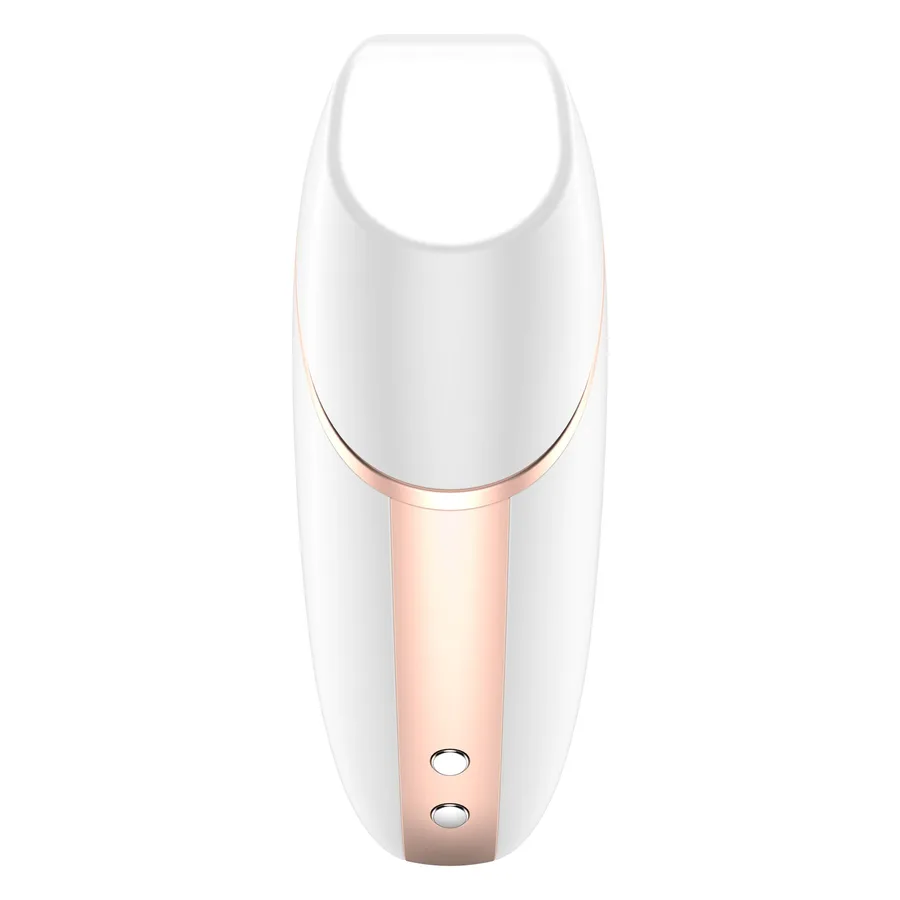 Вакуумний кліторальний стимулятор Satisfyer Love Triangle White з керуванням через інтернет