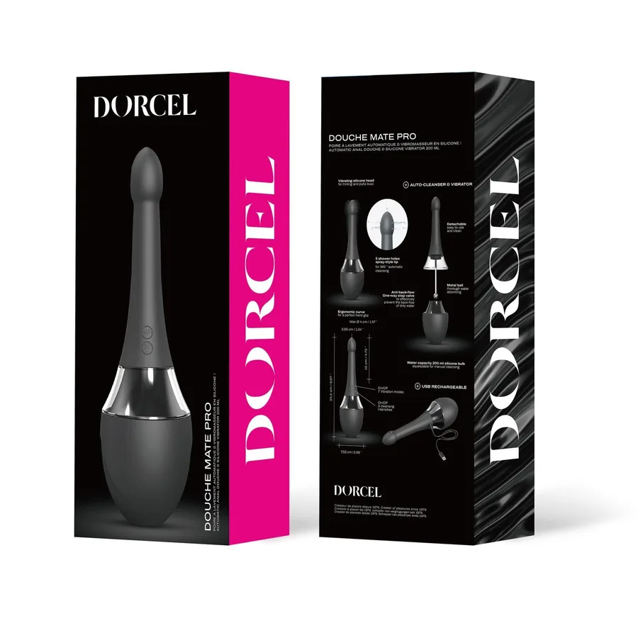 Автоматичний анальний душ-вібратор Dorcel Douche Mate Pro (м'яте паковання!!!)