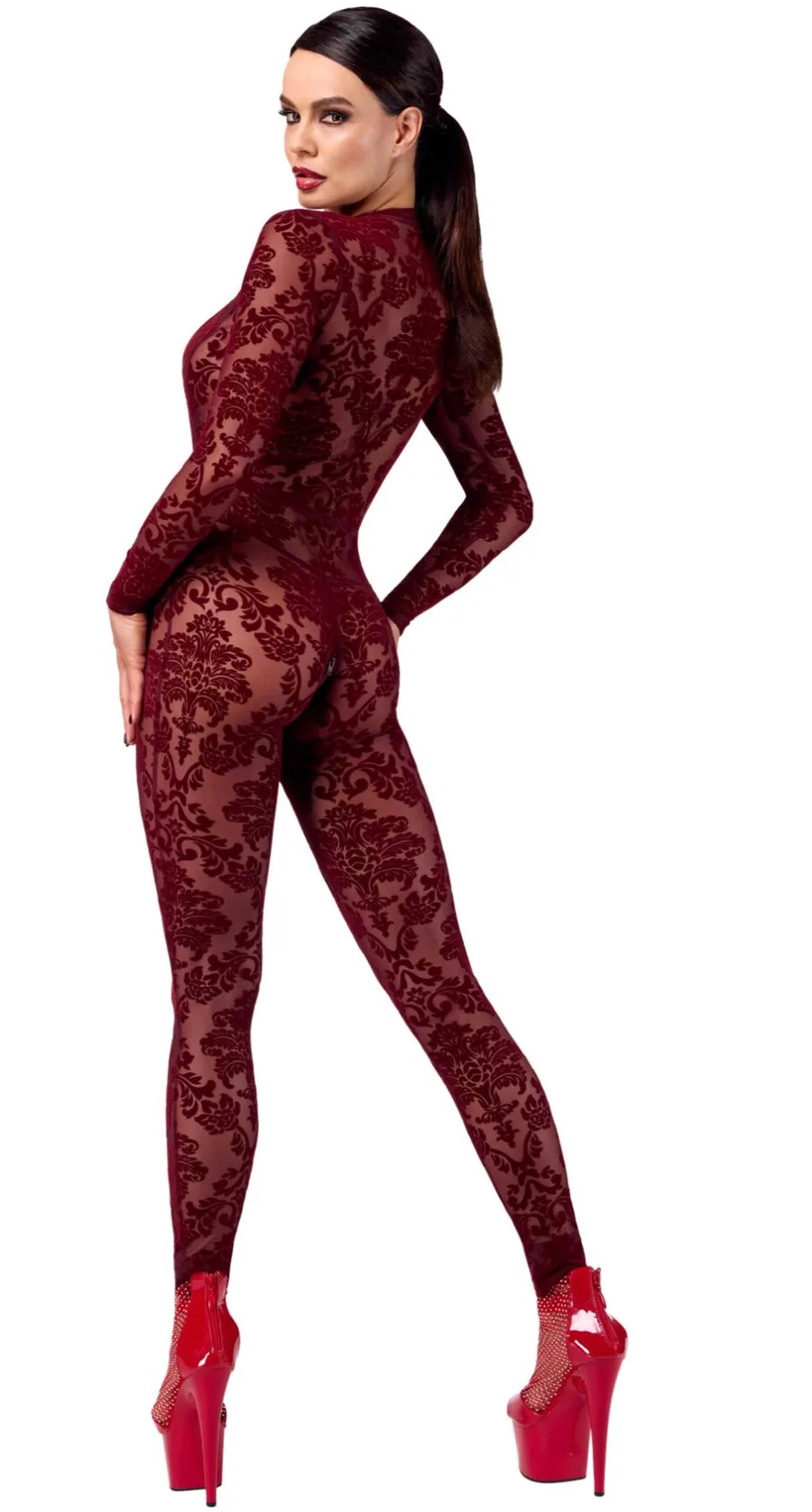 Бодістокінг Noir Handmade F382 Kink Royal Catsuit S