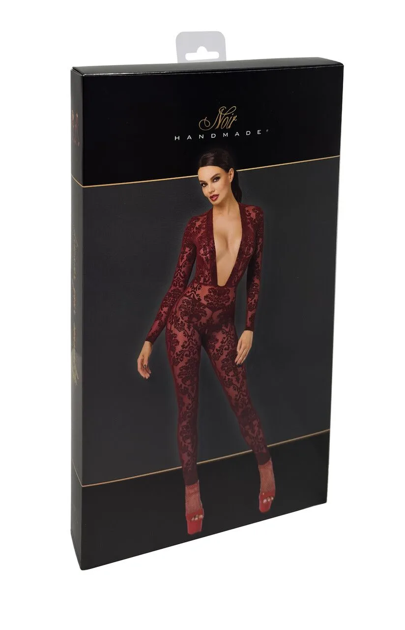 Бодістокінг Noir Handmade F382 Kink Royal Catsuit M