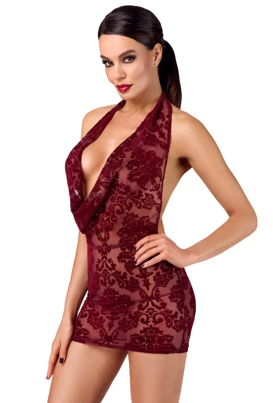Платье Noir Handmade F385 Kink Royal cascade mini dress S