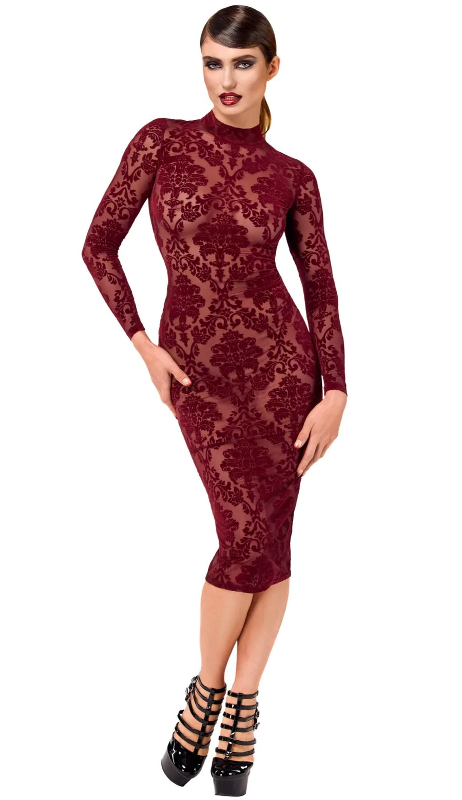 Сукня Noir Handmade F384 Kink Royal midi dress XL