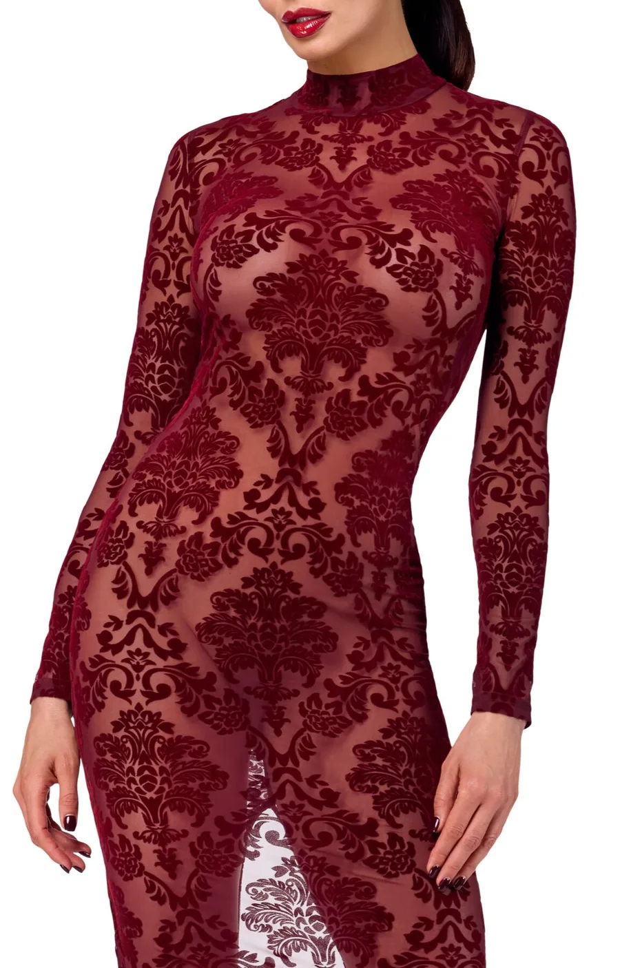 Сукня Noir Handmade F383 Kink Royal gown/long dress XL