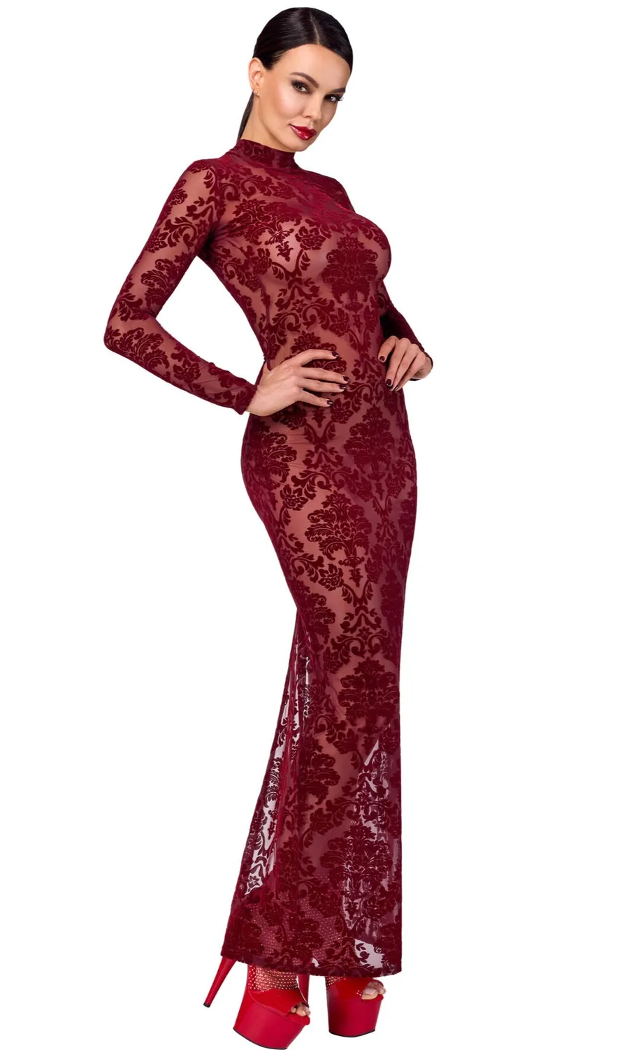 Платье Noir Handmade F383 Kink Royal gown/long dress M