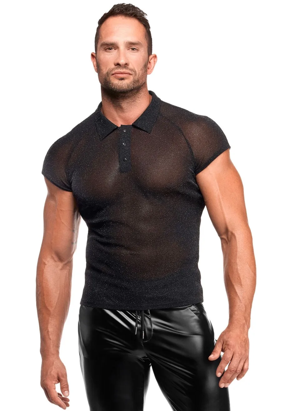 Мужское поло Noir Handmade H082 Onyx veil polo L