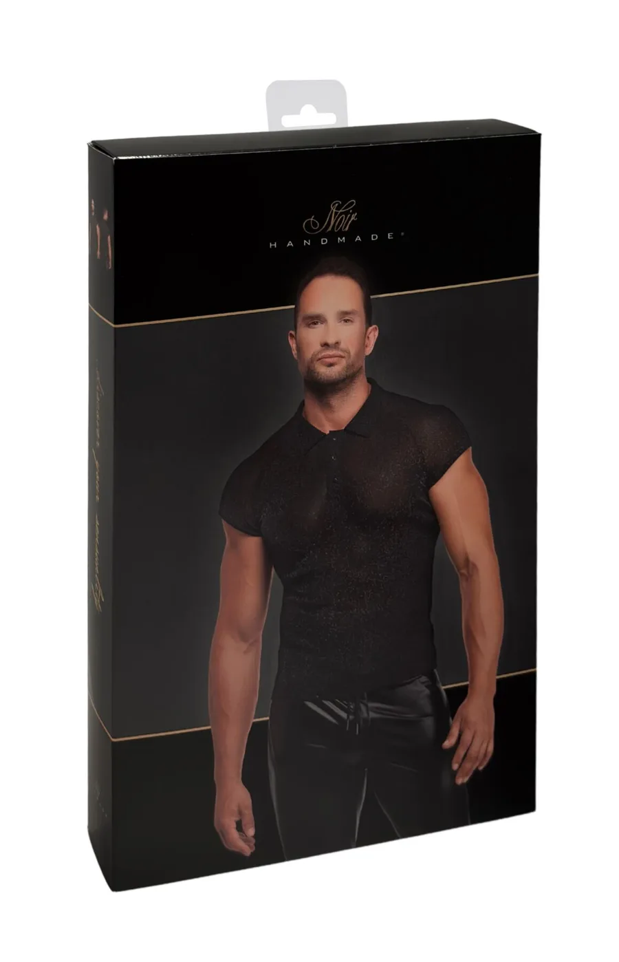 Мужское поло Noir Handmade H082 Onyx veil polo L