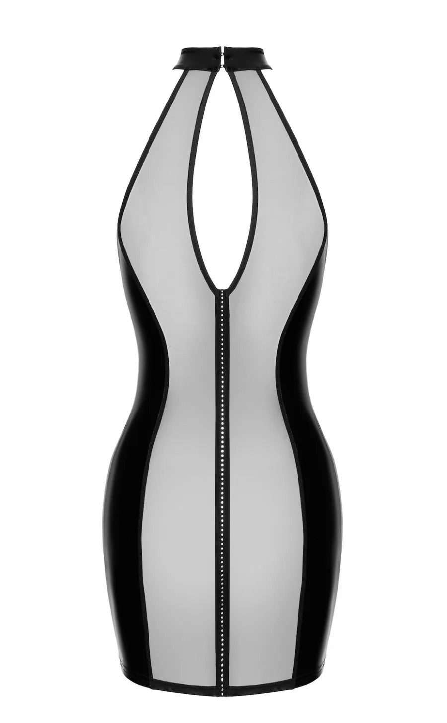 Платье Noir Handmade F370 Luxuria Crystal Sheer Mini Dress M