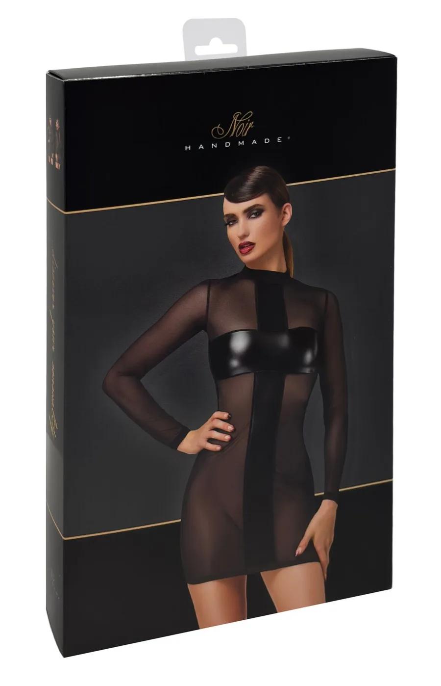 Платье Noir Handmade F369 Crossfire Mesh & Wetlook Mini dress XL