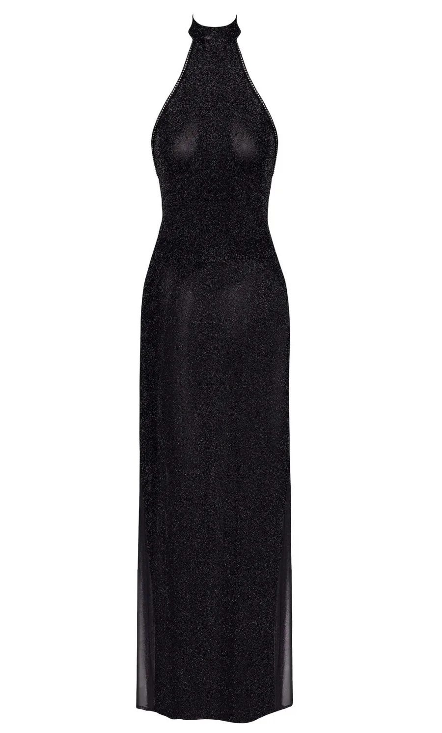 Платье Noir Handmade F372 Onyx Twin-slit Long dress S