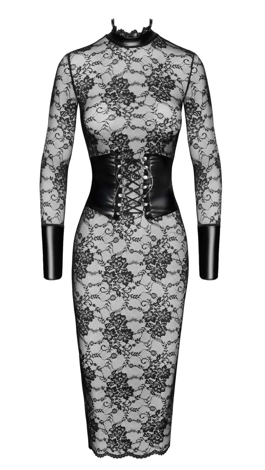 Платье Noir Handmade F375 Noirelle Lace Corset Midi dress M
