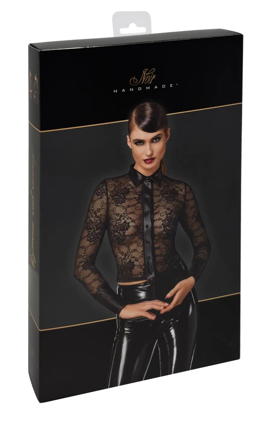 Блуза Noir Handmade F377 Noirelle Lace Button-up Shirt M