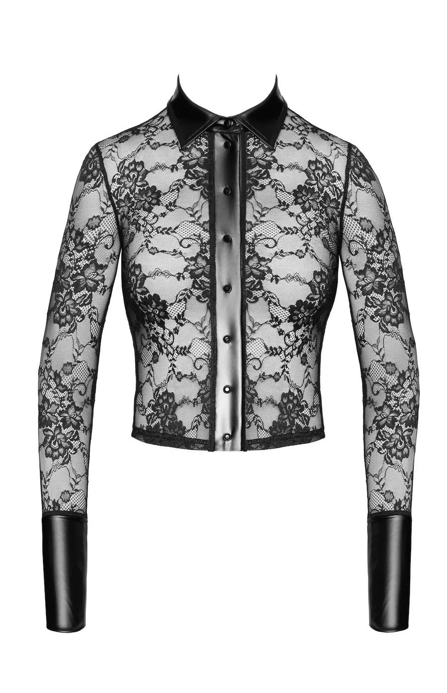 Блуза Noir Handmade F377 Noirelle Lace Button-up Shirt L