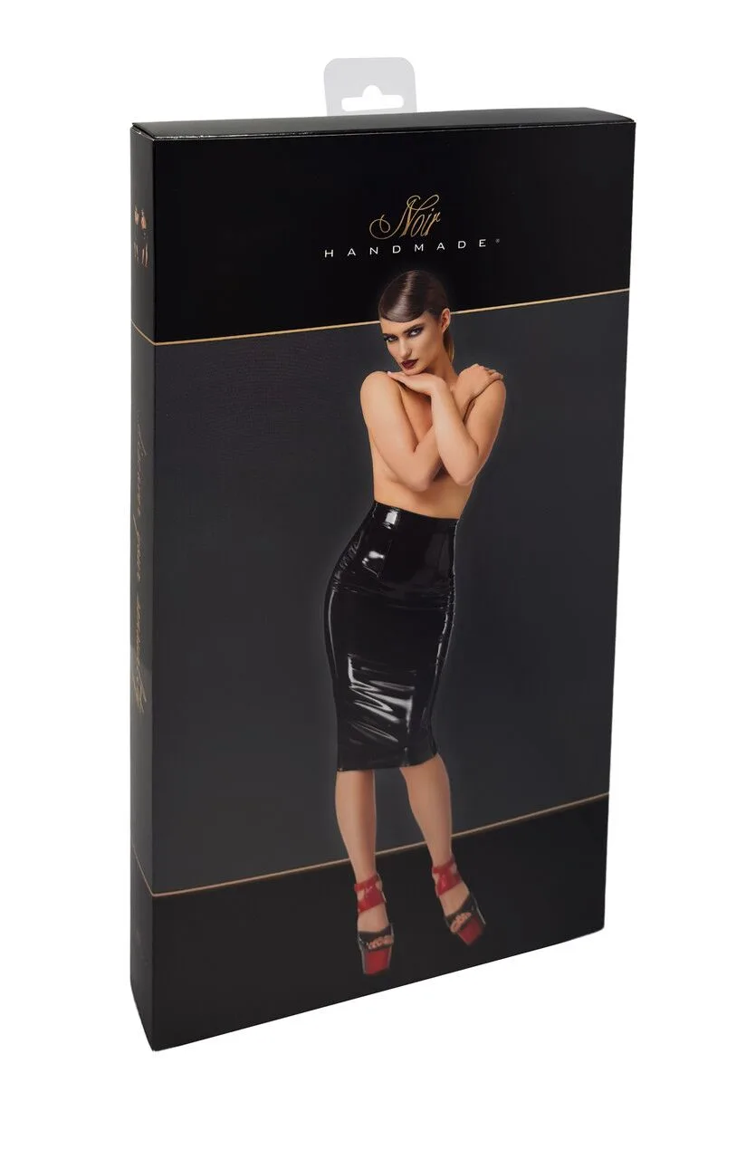 Юбка Noir Handmade F378 Dominae Column PVC pencil skirt M