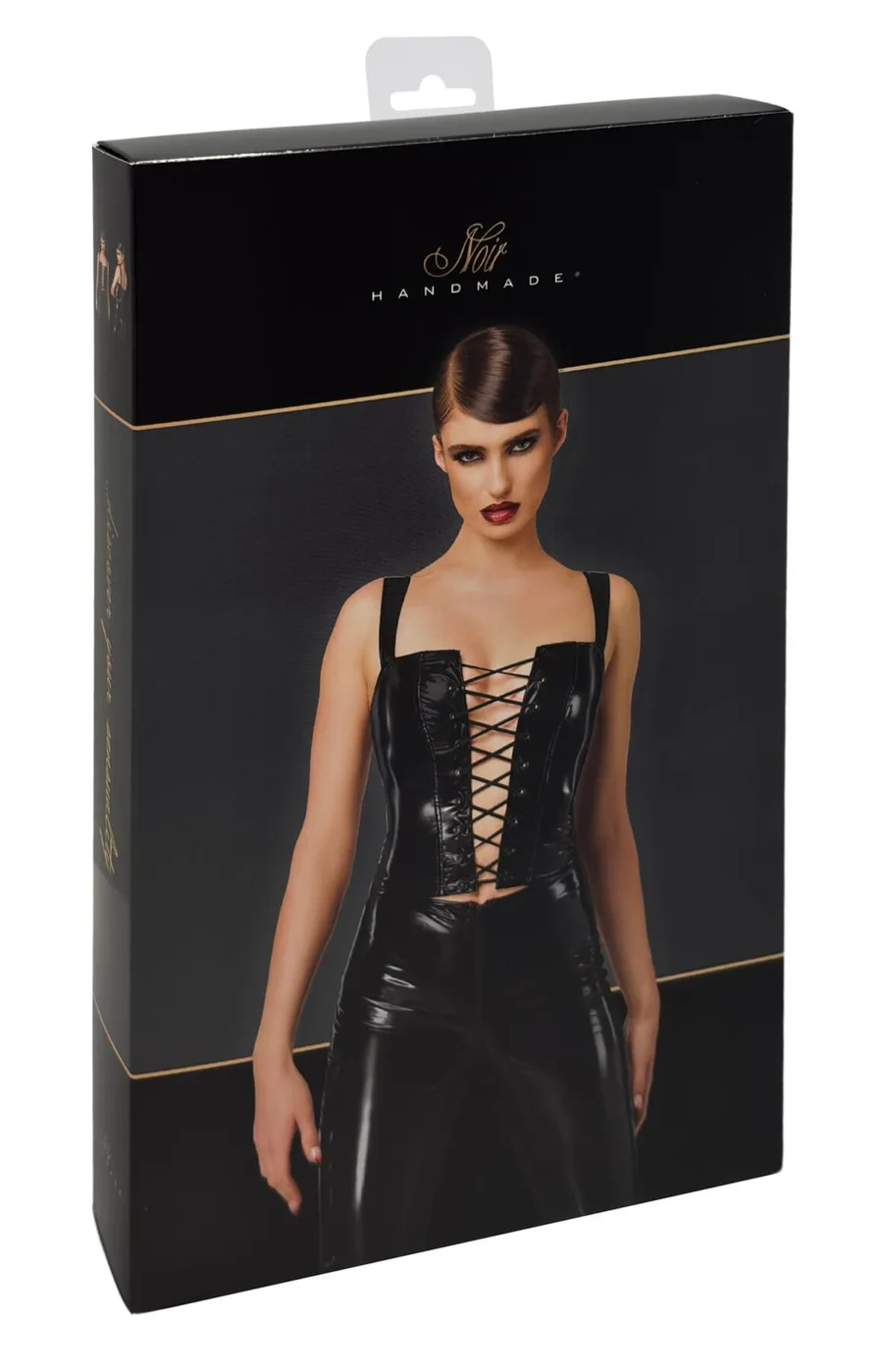 Корсет Noir Handmade F379 Dominae Frontbind PVC Corset Top S