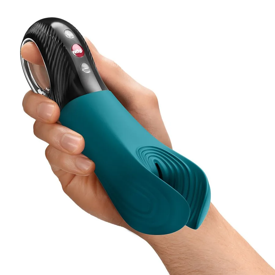 Вибратор для пениса Fun Factory MANTA Bottle Green, подходит для парных игр