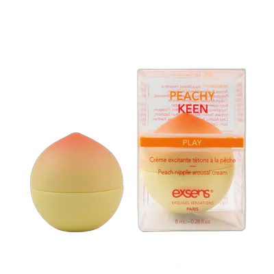 Возбуждающий крем для сосков EXSENS Peachy Keen (8 мл) с маслом жожоба и ши, съедобный, без сахара