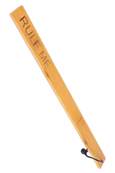 Падл Fetish Tentation — Paddle Rule Me Bamboo, упакований у ПЕ пакет