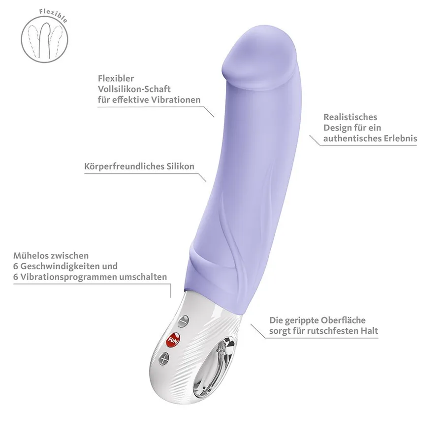 Вібратор для точки G Fun Factory BIG BOSS Purple, дуже потужний, 23,5 см