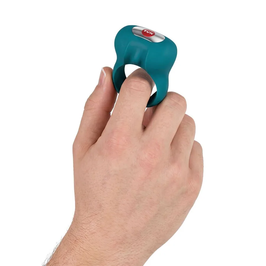 Ерекційне віброкільце Fun Factory Steady Bottle Green