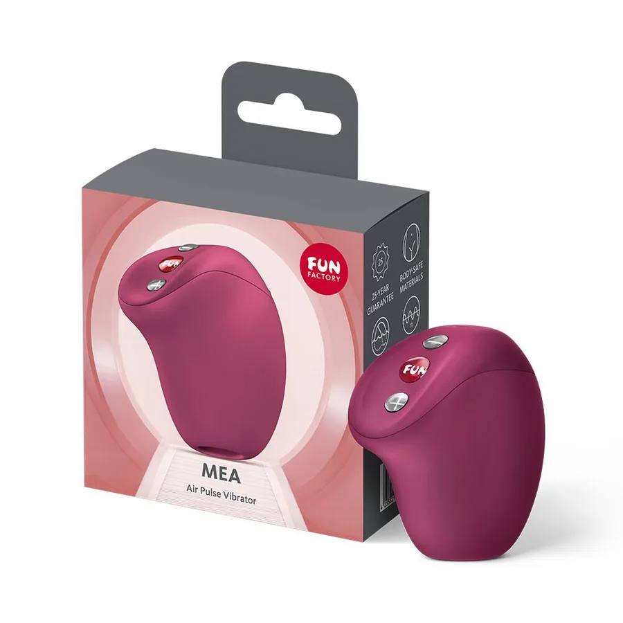 Вакуумный стимулятор Fun Factory MEA Wine Red, уникальные режимы, функция посторгазм