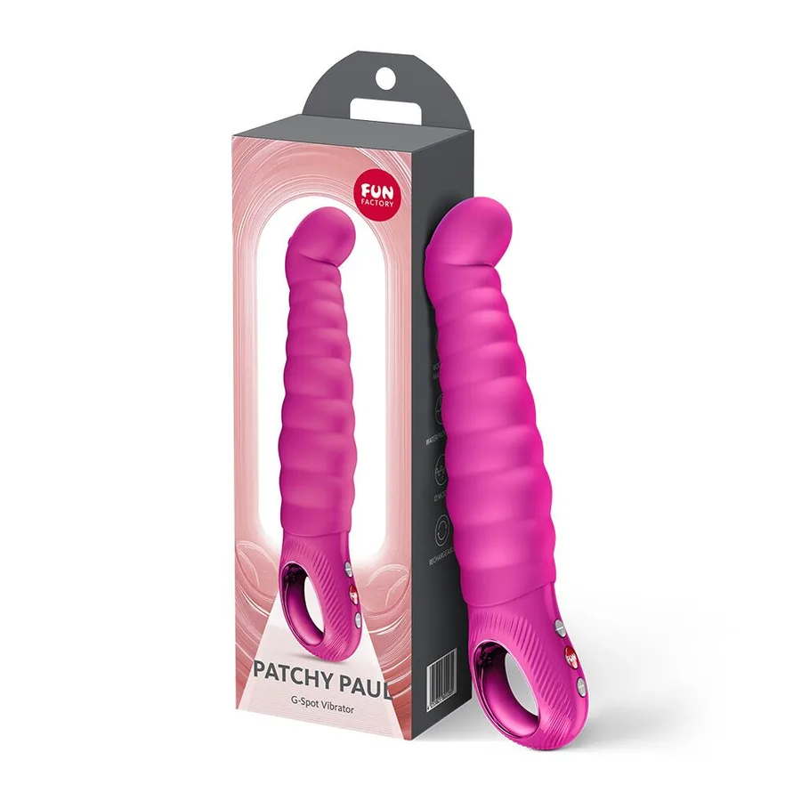Вібратор точки G Fun Factory PATCHY PAUL Magenta, гнучкий, 12 режимів