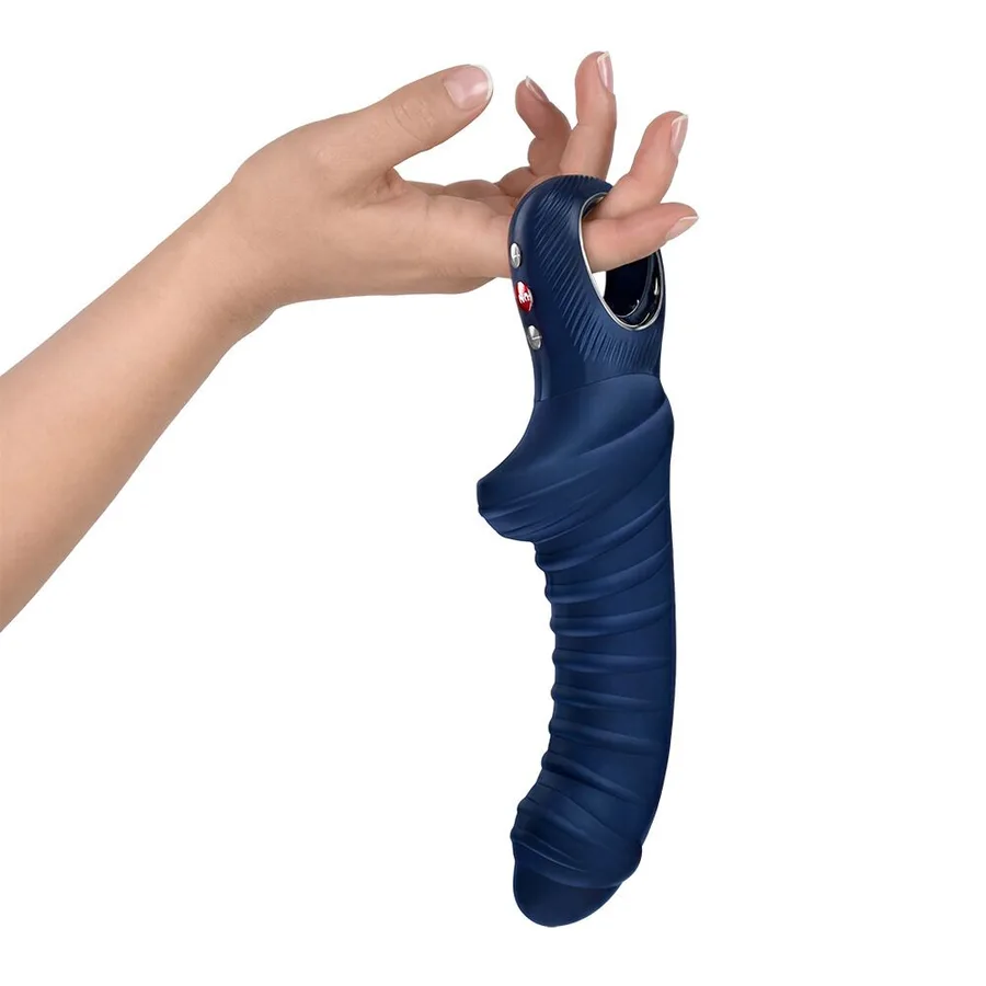 Вібратор для точки G Fun Factory TIGER Nightblue, ребристий, підходить для анальної стимуляції